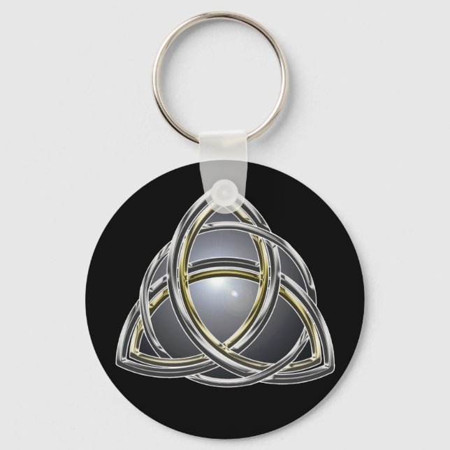 Trinity Knot 2 Keychain (Front)