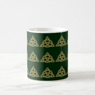 Trinity Knot Green Mugs