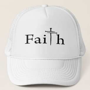 Trinity Nail Cross Faith Ball Cap Christian Hat