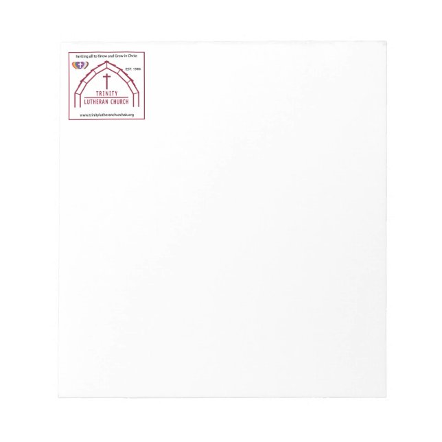 Trinity Notepad  (Front)