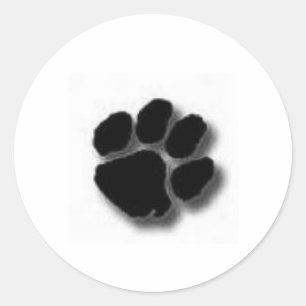 Trinity Paw Print Sticker