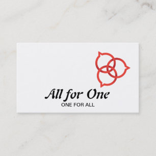 Trinity Speech Bubble Logo (red) Business Card