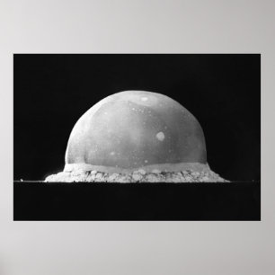 Trinity Test Atomic Bomb Explosion July 16 1945 Poster