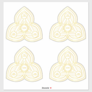 Trinity The Father, The Son And Holy Spirit gold