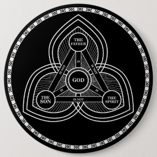 Trinity The Father, The Son And Holy Spirit I 6 Cm Round Badge