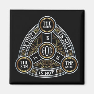 Trinity The Father, The Son And Holy Spirit Magnet