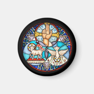 Trinity The Father, The Son And Holy Spirit Symbol Magnet