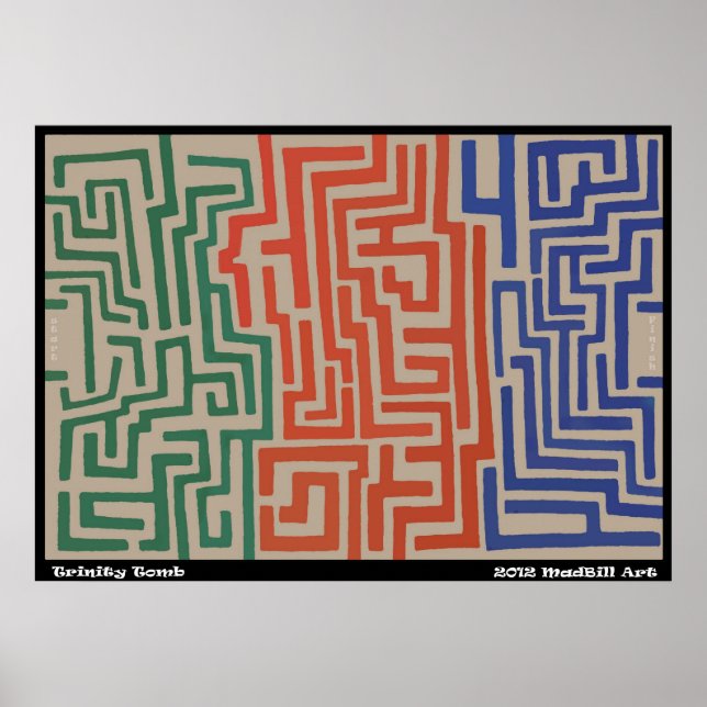Trinity Tomb Maze Poster (Front)