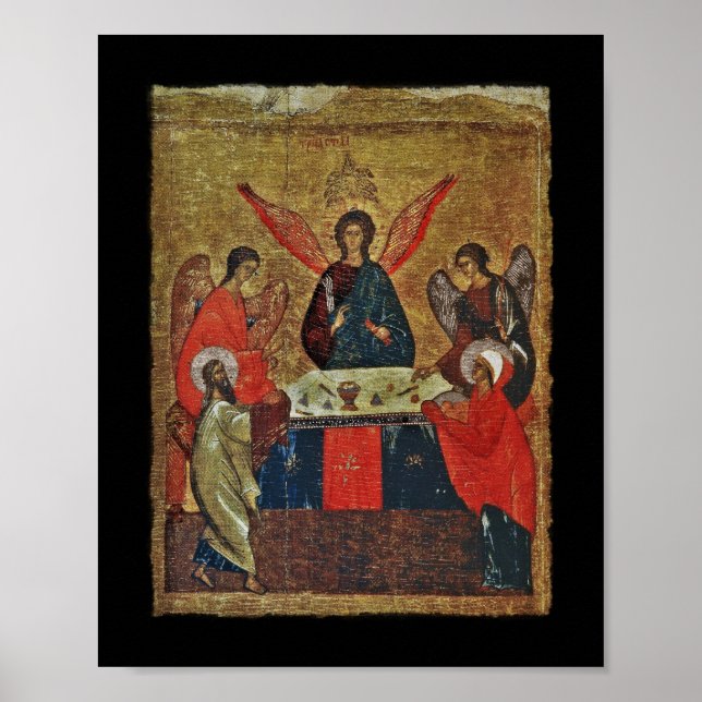 Trinity with the Saints Poster (Front)