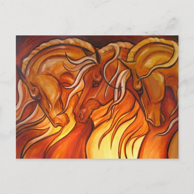 Trio Gold Postcard (Front)