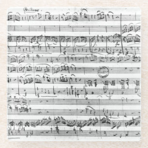 Trio, in E flat major 'Kegelstatt' Glass Coaster