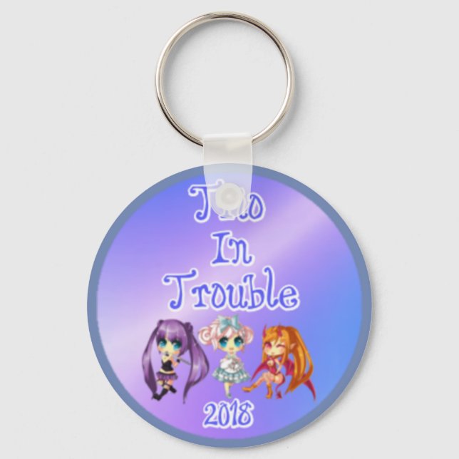 Trio In Trouble 2018 Key Ring (Front)