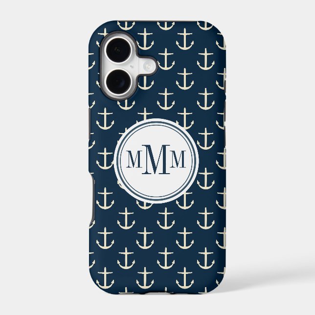 Trio Monogram Anchor Pattern (Back)