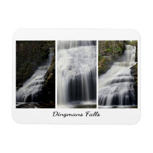 Trio of Dingmans Falls Photographs Magnet