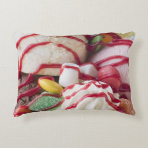 Trio of Ice Cream and Sweet Sundae Decorative Cushion