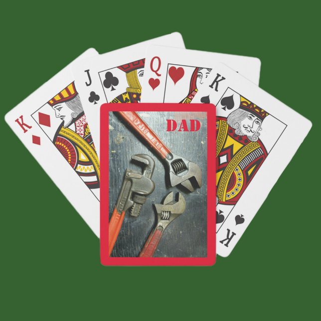 Trio of Red Handled Wrenches Playing Cards (Creator Uploaded)