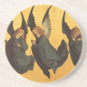 Trio of Renaissance Angels by Master of Housebook Coaster
