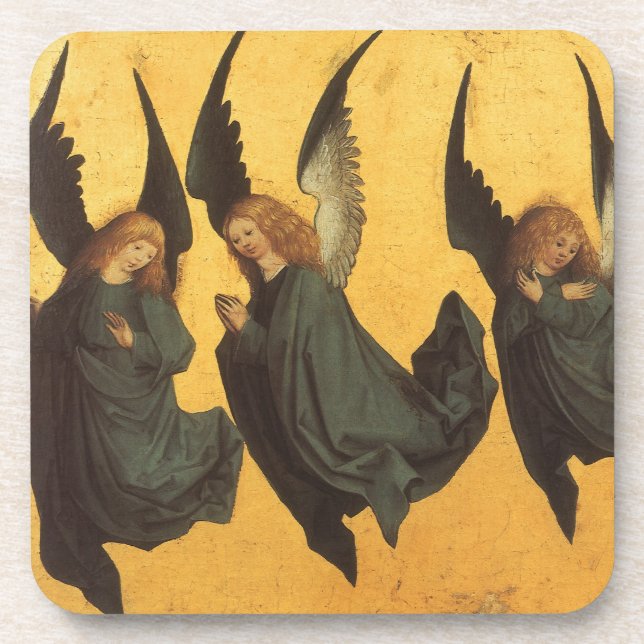 Trio of Renaissance Angels by Master of Housebook Coaster (Front)
