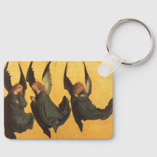 Trio of Renaissance Angels by Master of Housebook Key Ring