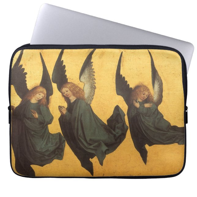 Trio of Renaissance Angels by Master of Housebook Laptop Sleeve (Front)