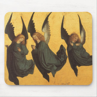 Trio of Renaissance Angels by Master of Housebook Mouse Pad