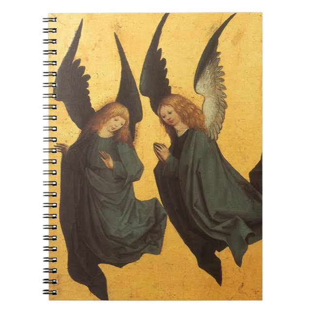 Trio of Renaissance Angels by Master of Housebook Notebook (Front)