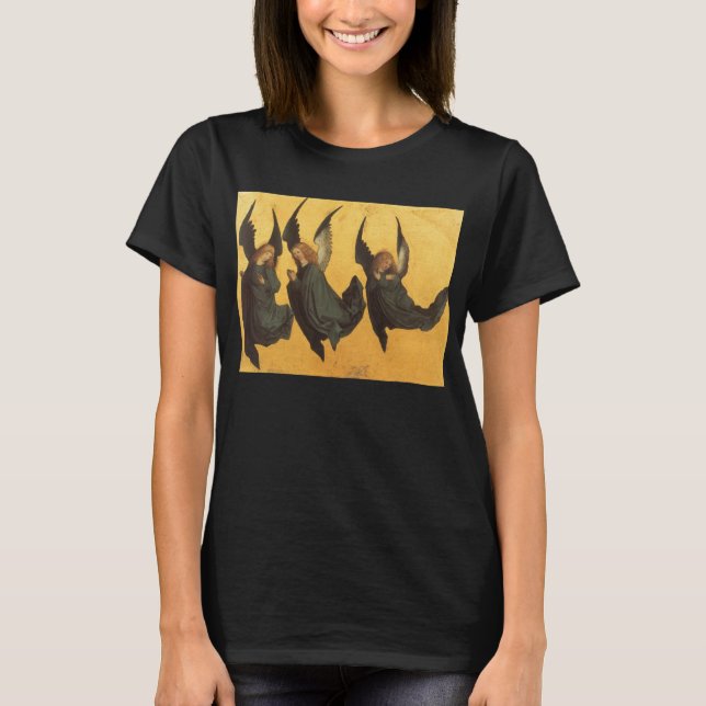 Trio of Renaissance Angels by Master of Housebook T-Shirt (Front)