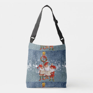 Trio of Singing Elves Crossbody Bag