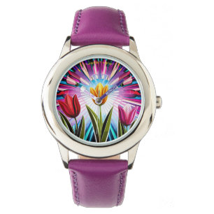 Trio of Tulips: A Burst of Springtime Beauty Watch