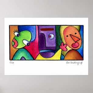 Trio Poster by Lee Vandergrift