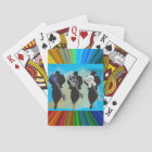 Trio-Rainbow design print-The Trio-Deck of Card.