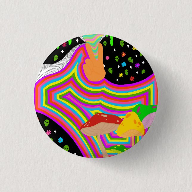 Trip 3 Cm Round Badge (Front)