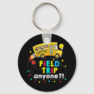 Trip Anyone Magic School Bus Kid Teacher Test Day Key Ring