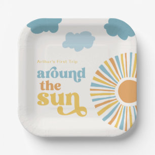 Trip Around The Sun Party Plates