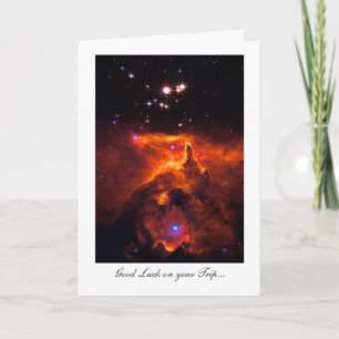Trip Good Luck - Star Cluster Outer Space Card
