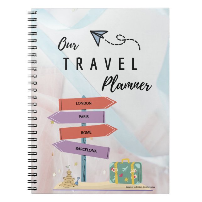 Trip or Travel Notebook Planner (Front)