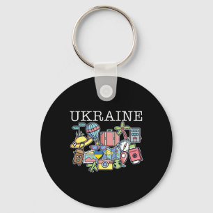Trip To Ukraine Bound Family Travel Buddy Matching Key Ring
