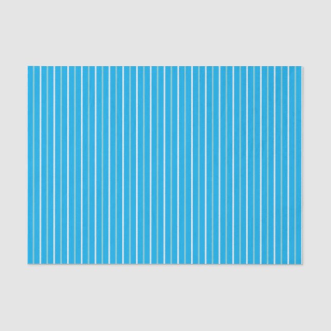 Triple Blue Striped Tissue Paper (Front)
