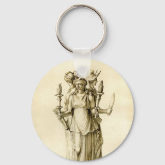 Triple-Bodied Hecate Key Ring