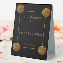 Triple Celtic Knot Swirl Wedding 