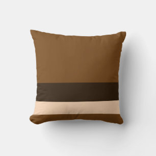 Triple Chocolate w/ Divider Lines Cushion