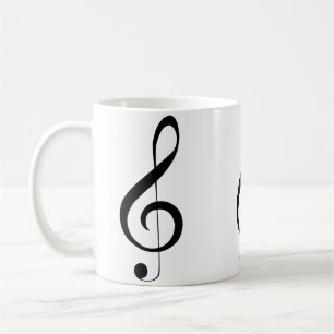 Triple Clef Musical Note, Coffee Mug