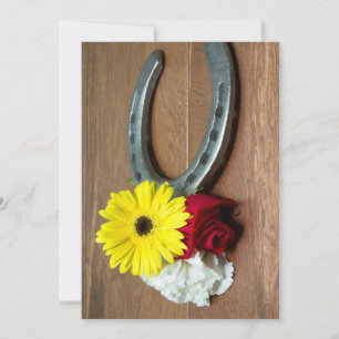 Triple Crown flowers and horseshoe