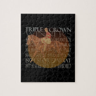 Triple Crown Winners Gifts & Party Supplies Jigsaw Puzzle