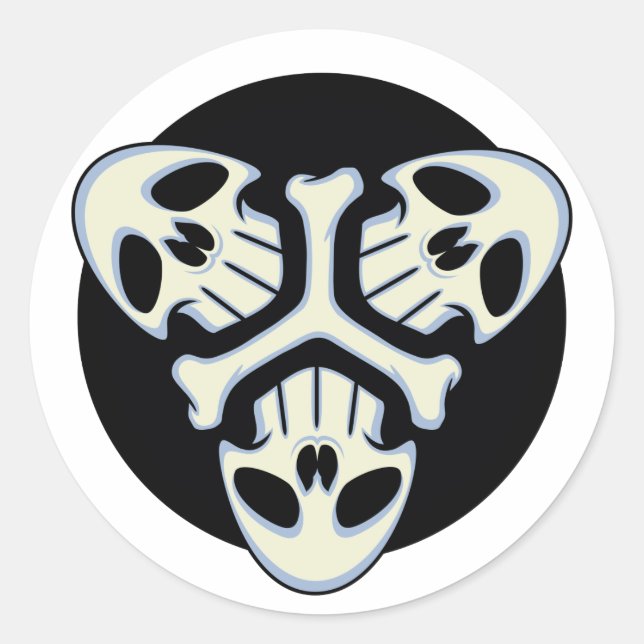 triple death sticker (Front)