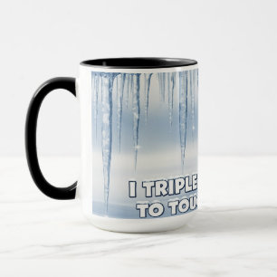 Triple Dog Dare You Combo Mug Funny Christmas mug
