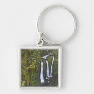 Triple Falls, Columbia River Gorge 2 Key Ring
