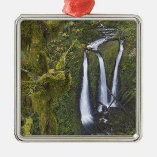 Triple Falls, Columbia River Gorge 2 Metal Ornament