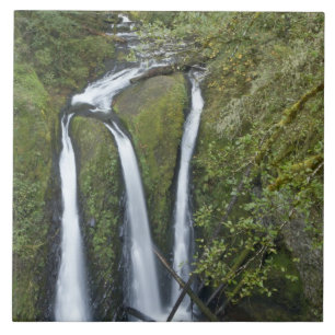 Triple Falls, Columbia River Gorge Ceramic Tile