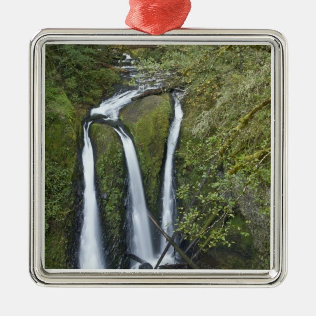 Triple Falls, Columbia River Gorge Metal Ornament (Front)